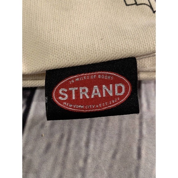 Strand Book‎ Store NY Tote!-18 Miles Of Books! NEW WITH TAGS METRO TAXI LIBERTY - Picture 4 of 14